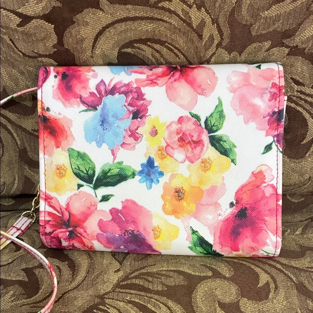 Vibrant Floral Crossbody Bag